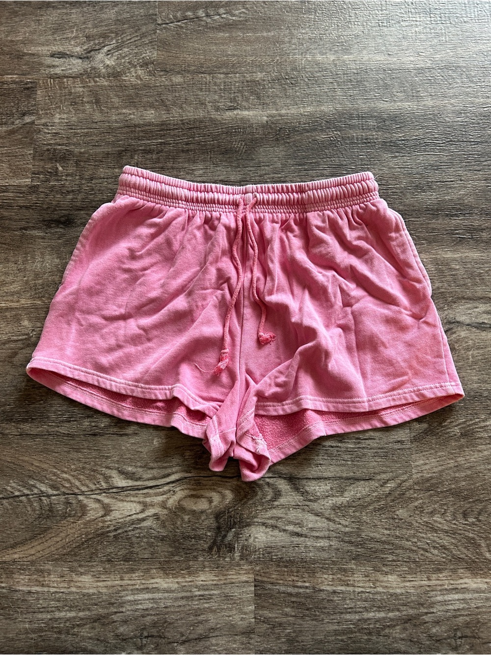Aeropostale Pink Elastic Waist Drawstring Athletic Shorts